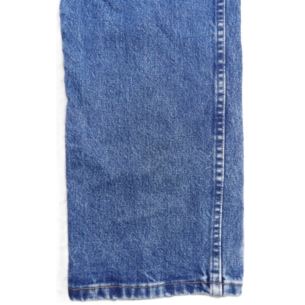 VTG Wrangler 13MWZGK Cowboy Cut Y2K Bootcut Denim Jeans Men W34xL34 Cotton Blue - Picture 8 of 16